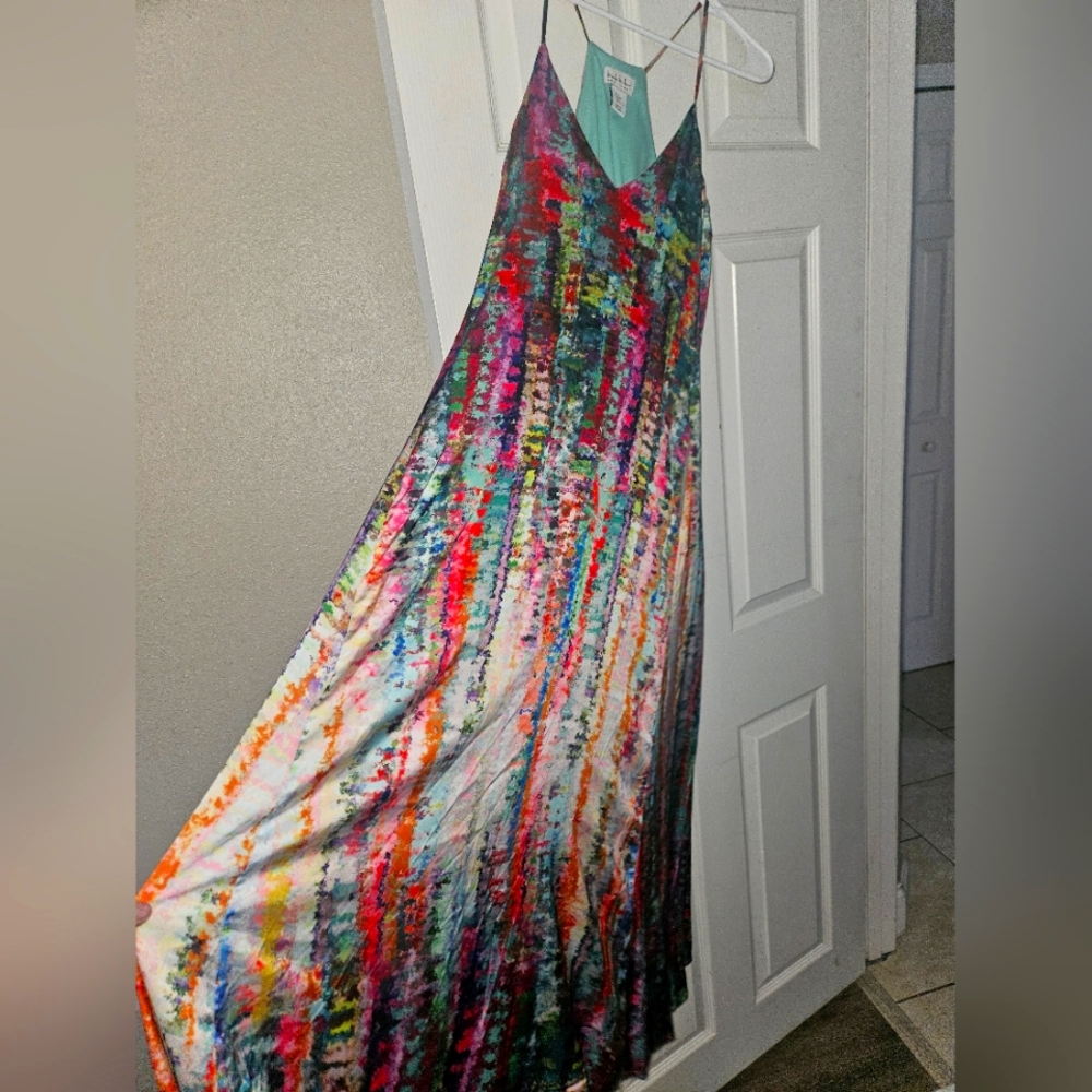 Nicole Miller satin dress